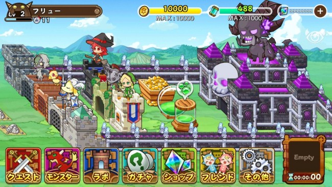 ゲームを進めれば、こんな豪華なラボも作り上げられる！