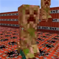 爆発しちゃだめえええ！！！TNTのステージでぐっちがクリーパーとバトルするマイクラ企画がやばいの画像