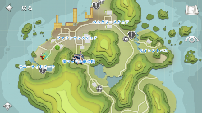 マップで確認するとこの地域！