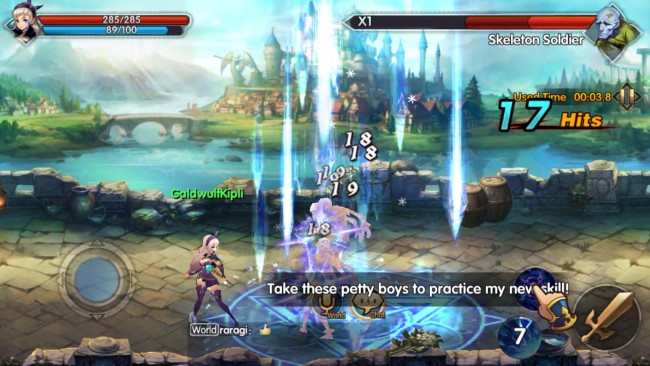 「HOLY KNIGHT」の魅力はド派手なスキルの爽快バトル！