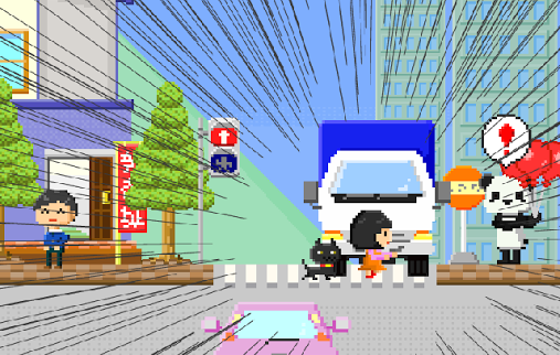 ドット絵の牧歌的な雰囲気だからこそ想像力を喚起させられる。