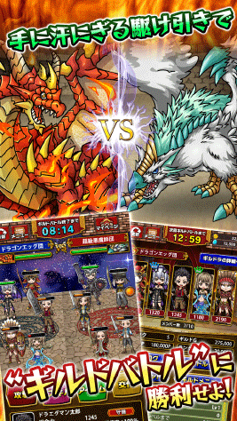 自分と個性豊かで強力なモンスター達と戦う共闘バトル
