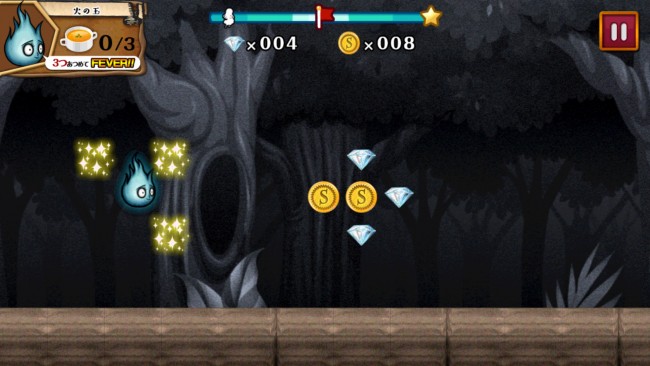 ダイヤを集めて記憶を取り戻していくシミュレーションゲーム