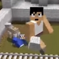トロッコと水で羊毛を刈りまくる！？カズがマイクラで自動回収方法を考案！の画像