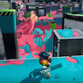 スプラトゥーン新ブキは洗濯機!?ポッキーが「スクリュースロッシャー」を使って塗りたくる!の画像