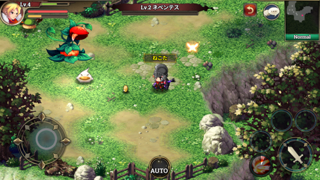最近では2DのアクションRPGは貴重かも。かわいく動きます。
