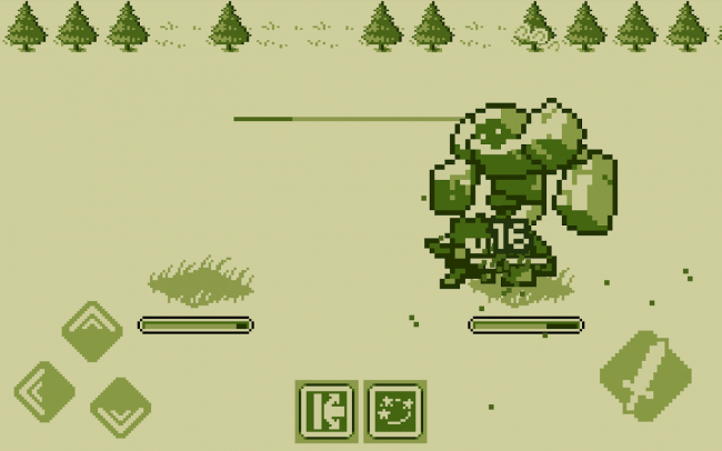 グラフィックやBGMはGBソフトそのもの!?戦士や魔法使いなどのドットキャラで戦うタイミングRPG