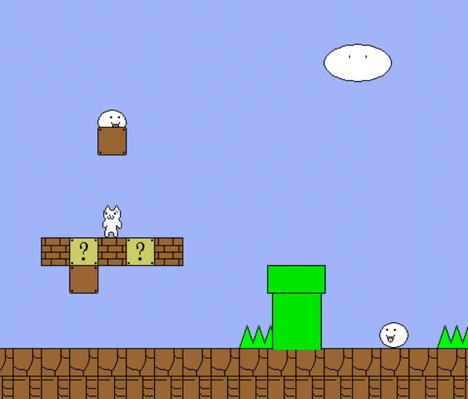 キノコの出そうなブロックは叩けないし、上からは敵が出てくるし…… 