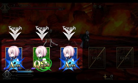 バトルではキャラと色を意識してコマンドを選択する。
