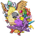 【ポケモン】どこの七英雄！？１５０匹のポケモンを混ぜたらやばいやつ生まれた！！！の画像
