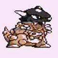 ポケモン青の電脳世界!?サイケな週末感、敵の体力がすごいバグ…目がチカチカするぜぇ…!の画像
