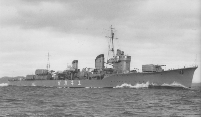 画像出典：https://ja.wikipedia.org/wiki/雪風 _(駆逐艦)