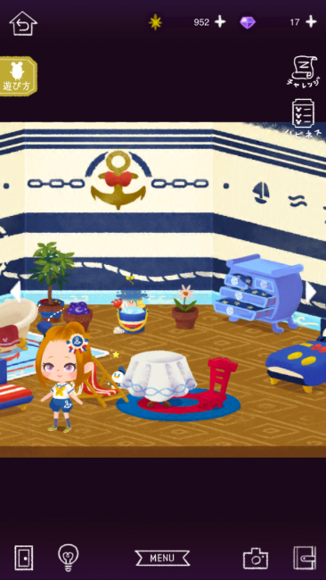 ドナルドがいるので、私はドナルドのお部屋っぽくしてみました！