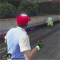 GTAでポケモンゲット！顔のないピカチュウが近づいてくるうううぅぅぅぅぅ！！！！！の画像