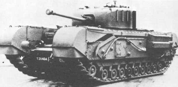 歩兵戦車Mk.IV　チャーチル 画像出典：http://military.sakura.ne.jp/army/uk_it-mk4.htm