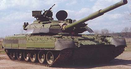 T-80主力戦車 画像出典：http://www.eurus.dti.ne.jp/~freedom3/T-80MBT.htm