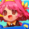前方から迫りくる敵の魔法をうまく突破しながら、ゴールを目指す爽快ランゲーム「虹色らんにんぐ」の事前登録開始!の画像
