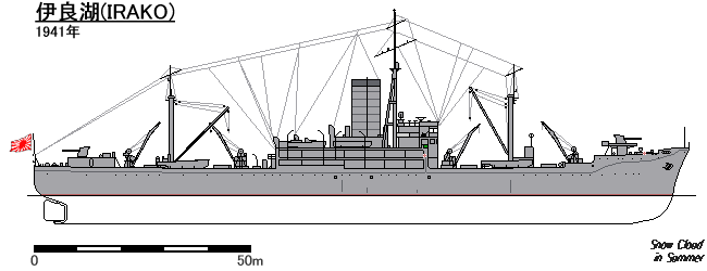画像出典：https://ja.wikipedia.org/wiki/伊良湖_(給糧艦)