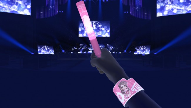デレステVR　アイマス　PSVR　ライト　リストバンド