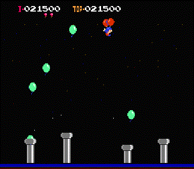 ニンテンドークラシックミニファミコン　バルーンファイト　レトロゲーム