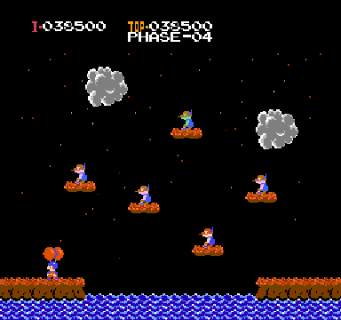 ニンテンドークラシックミニファミコン　バルーンファイト　レトロゲーム