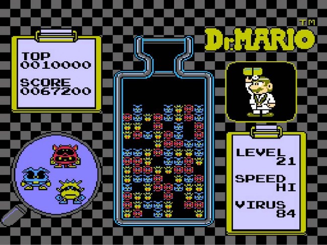 ドクターマリオ　ニンテンドークラシックミニファミリーコンピュータ　レトロゲーム