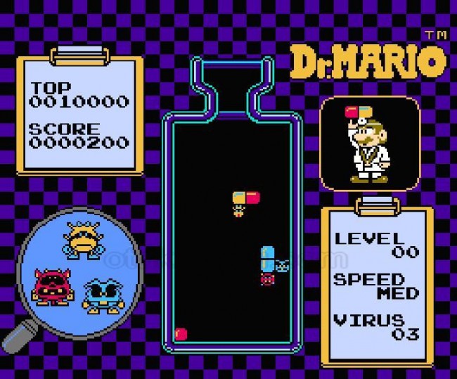 ドクターマリオ　ニンテンドークラシックミニファミリーコンピュータ　レトロゲーム