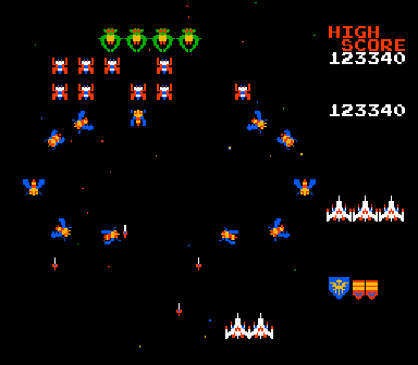 ギャラガ　ニンテンドークラシックミニファミリーコンピュータ　レトロゲーム