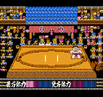 ニンテンドークラシックミニファミリーコンピュータ　つっぱり大相撲　レトロゲーム