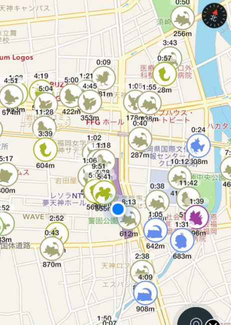 スマホゲーム　ポケモンGO　サーチアプリ