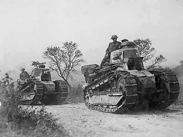 画像出典：https://ja.wikipedia.org/wiki/ルノー_FT-17_軽戦車