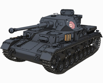 ガールズ＆パンツァー戦車道大作戦　あんこうチーム　キャラ紹介