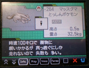 ゲーム　ポケモン　ジグザグマ