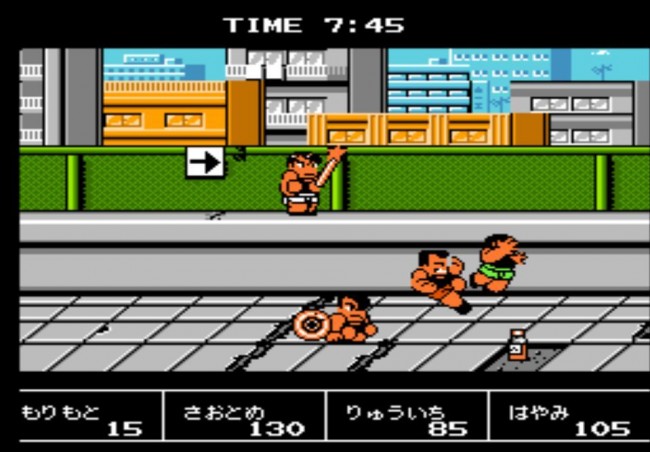 ニンテンドークラシックミニ ファミリーコンピュータ　ダウンタウン熱血行進曲　レトロゲーム