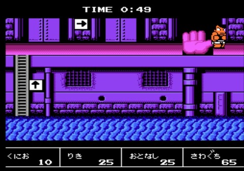ニンテンドークラシックミニ ファミリーコンピュータ　ダウンタウン熱血行進曲　レトロゲーム