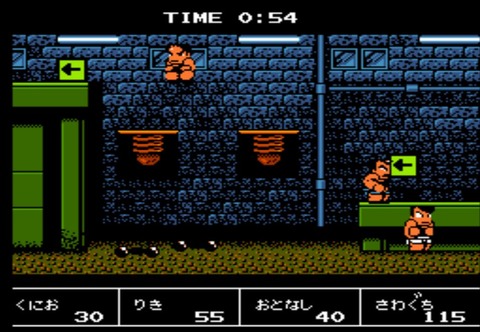 ニンテンドークラシックミニ ファミリーコンピュータ　ダウンタウン熱血行進曲　レトロゲーム