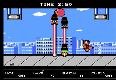 ニンテンドークラシックミニ ファミリーコンピュータ　ダウンタウン熱血行進曲　レトロゲーム