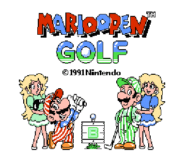 マリオオープンゴルフ　　ニンテンドークラシックミニファミリーコンピュータ　ゲーム年代史