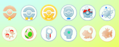 スマホゲーム　ポケモンGO　メダル