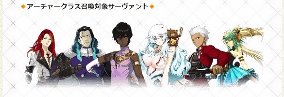 アーチャークラスの福袋