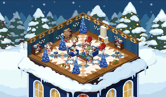 ルーム背景「クリスマステーマの背景②」