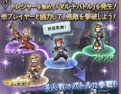グラブル、月末のイベント神立、笠雲の合間に閃きてにてはマルチイベントに