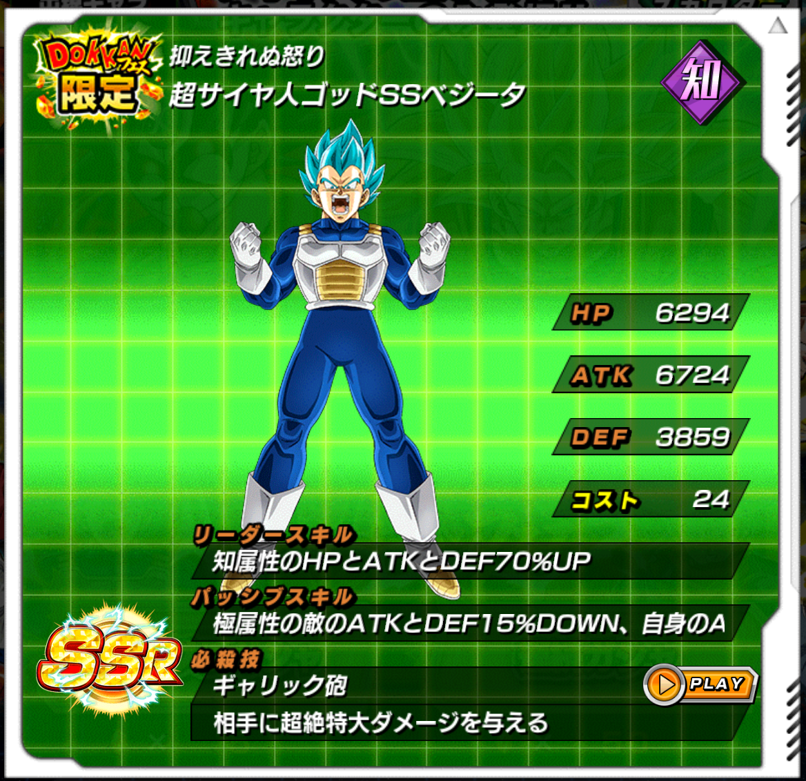 超サイヤ人ゴッドSSベジータ／抑えきれぬ怒り