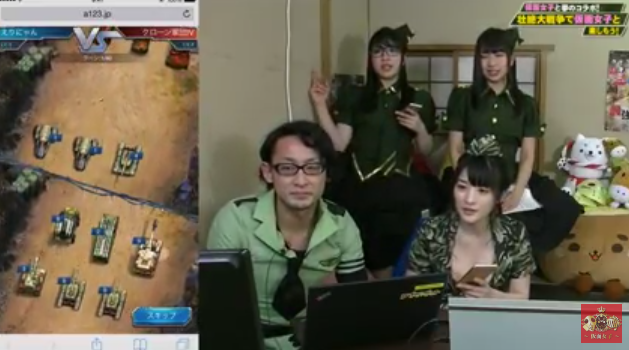 壮絶大戦争 仮面女子 Youtube生放送