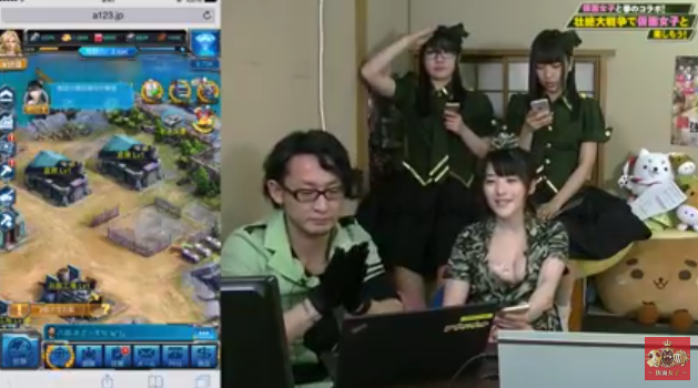 壮絶大戦争 仮面女子 Youtube生放送