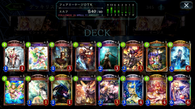【シャドウバース(シャドバ)】「フェアリーブリンガー」「ビートルウォーリア」が搭載された「フェアリーゲージOTKエルフ」【エルフデッキ紹介】の画像