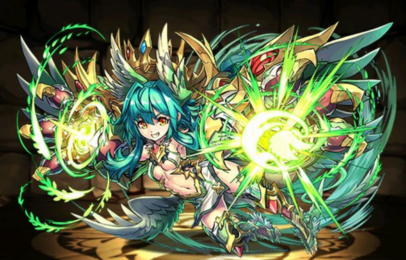 【パズドラ】新天使シリーズリュエルが分岐究極！木属性の闇アテナ！？の画像