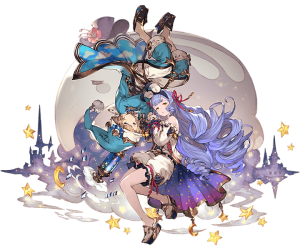 【グラブル】配布SRトップレベルのぶっ壊れ？水属性SRキャラクター[夢見の双子]モルフェとヴェトル評価！の画像