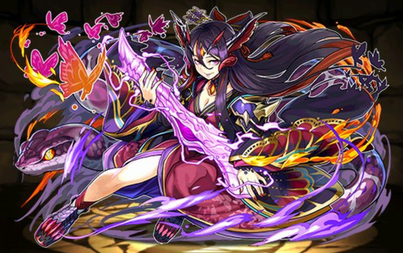 【パズドラ】新戦国神・濃姫!7×6盤面リーダーだぞ!の画像