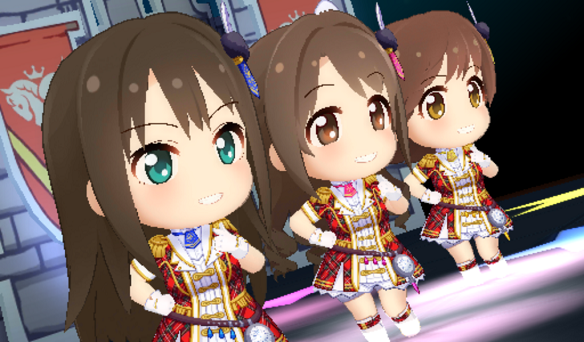 MV：3Dモデルのぷちデレラがダンスを披露
